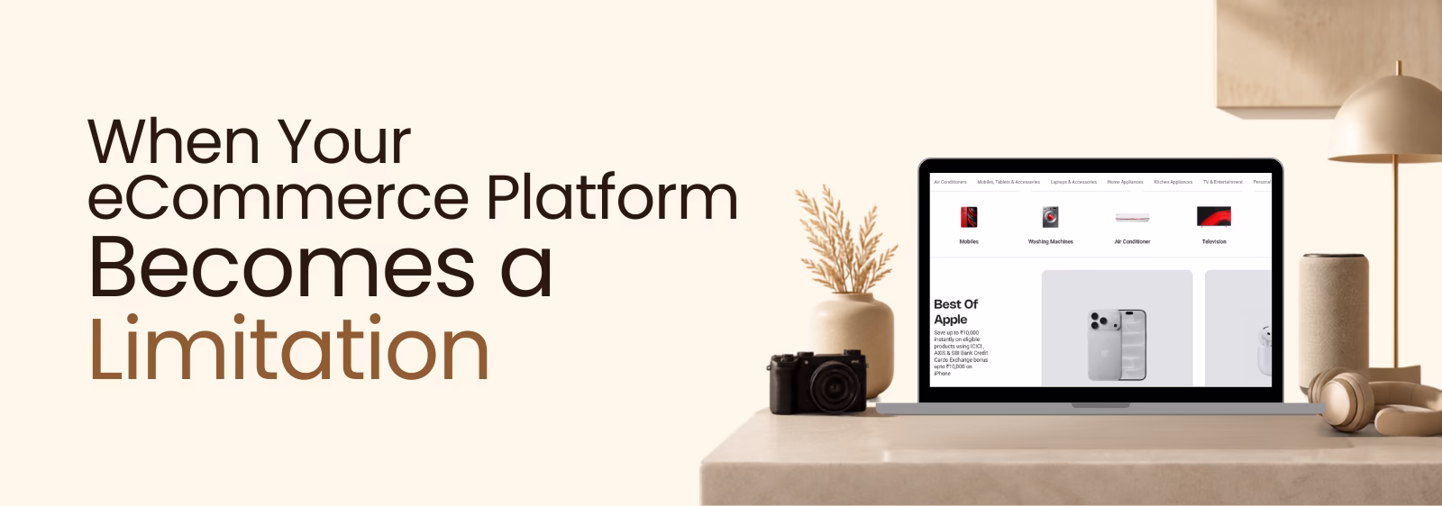 ecommerce platform becomes limitation